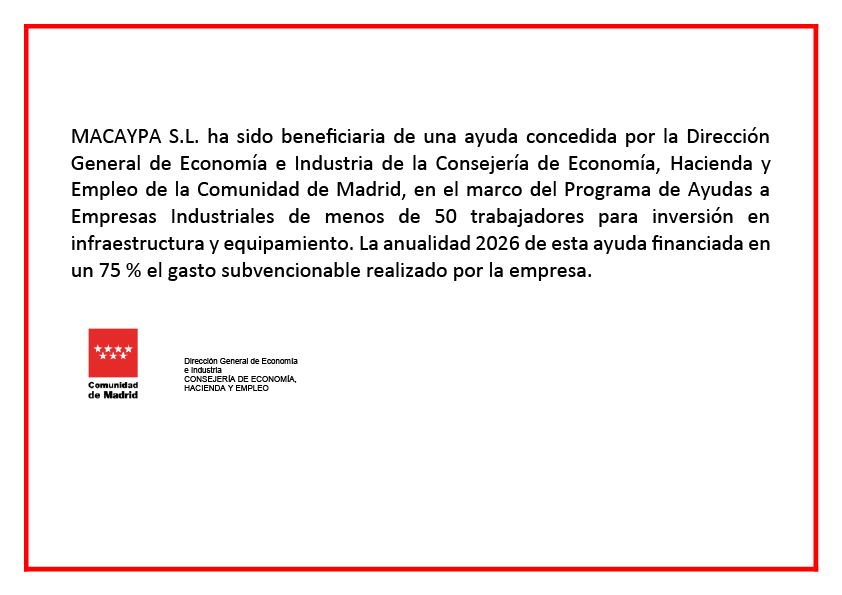 Subvención MACAYPA 2026